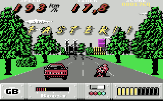 Outrun Europa screenshot 4 for Commodore 64